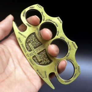 Knuckle Duster-Extra large reinforced evil-repelling rope version thickened fist buckle,schlagring